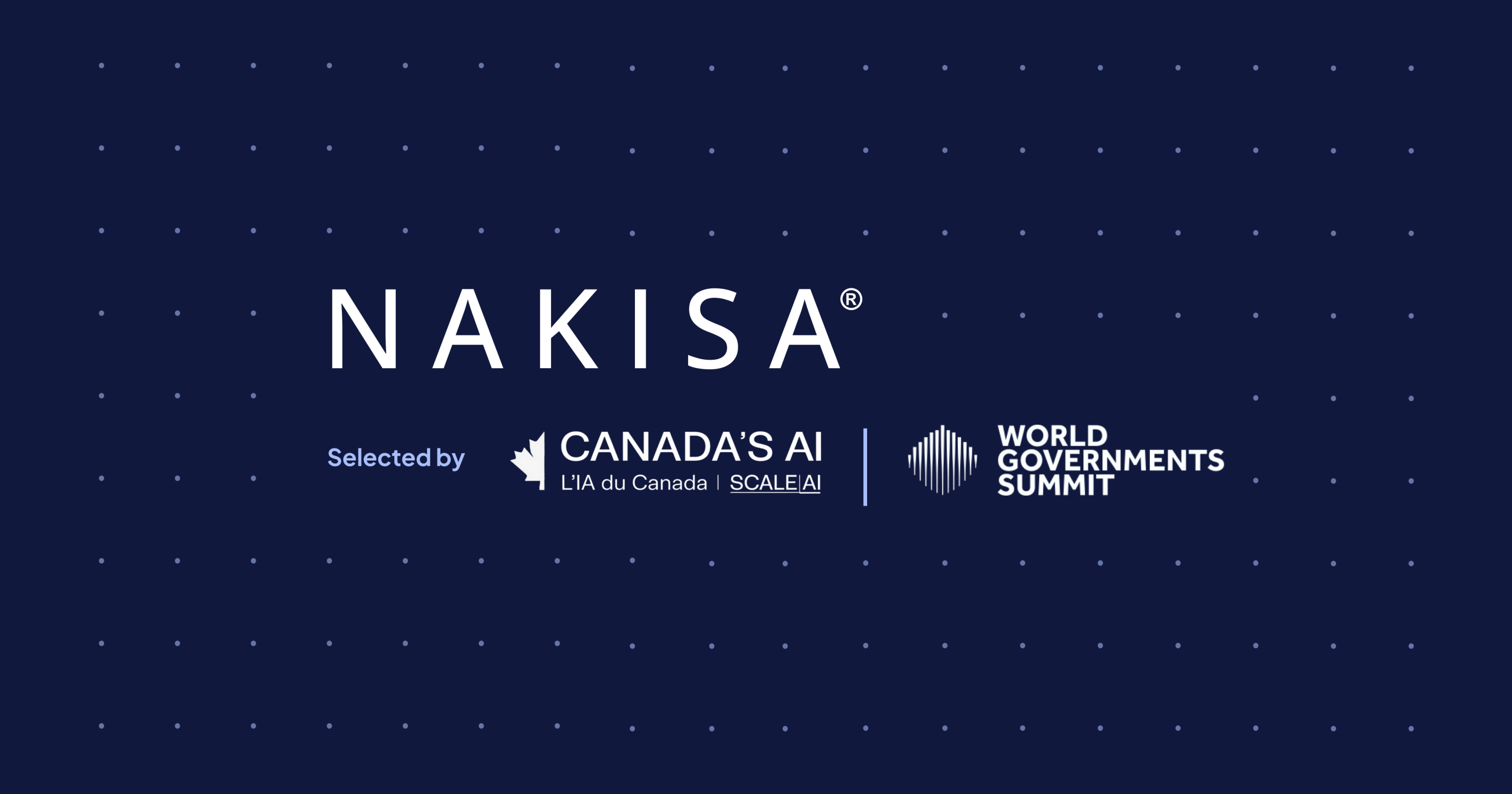 Nakisa participating in Scale AI's summit at the World Governments Summit
