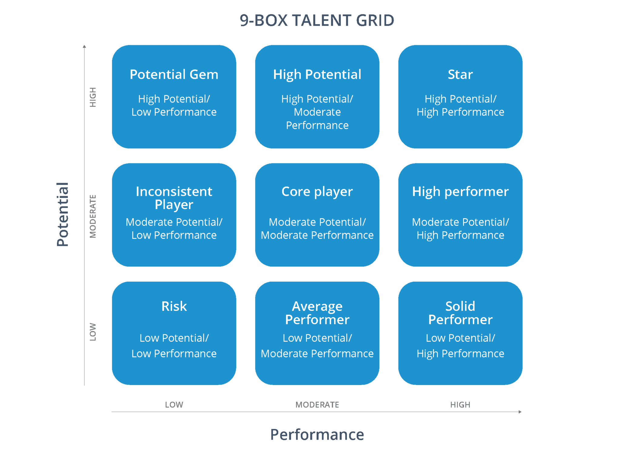 9-Box Talent Grid tool to support the succession planning process