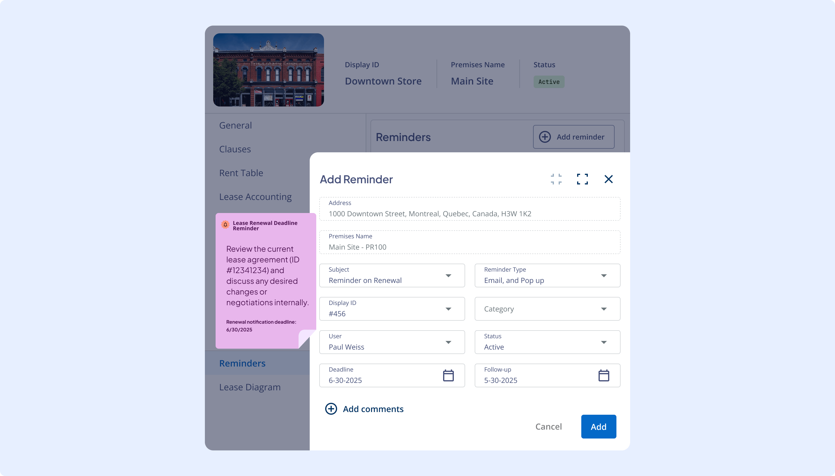 Track critical clauses and dates efficiently with Nakisa IWMS.