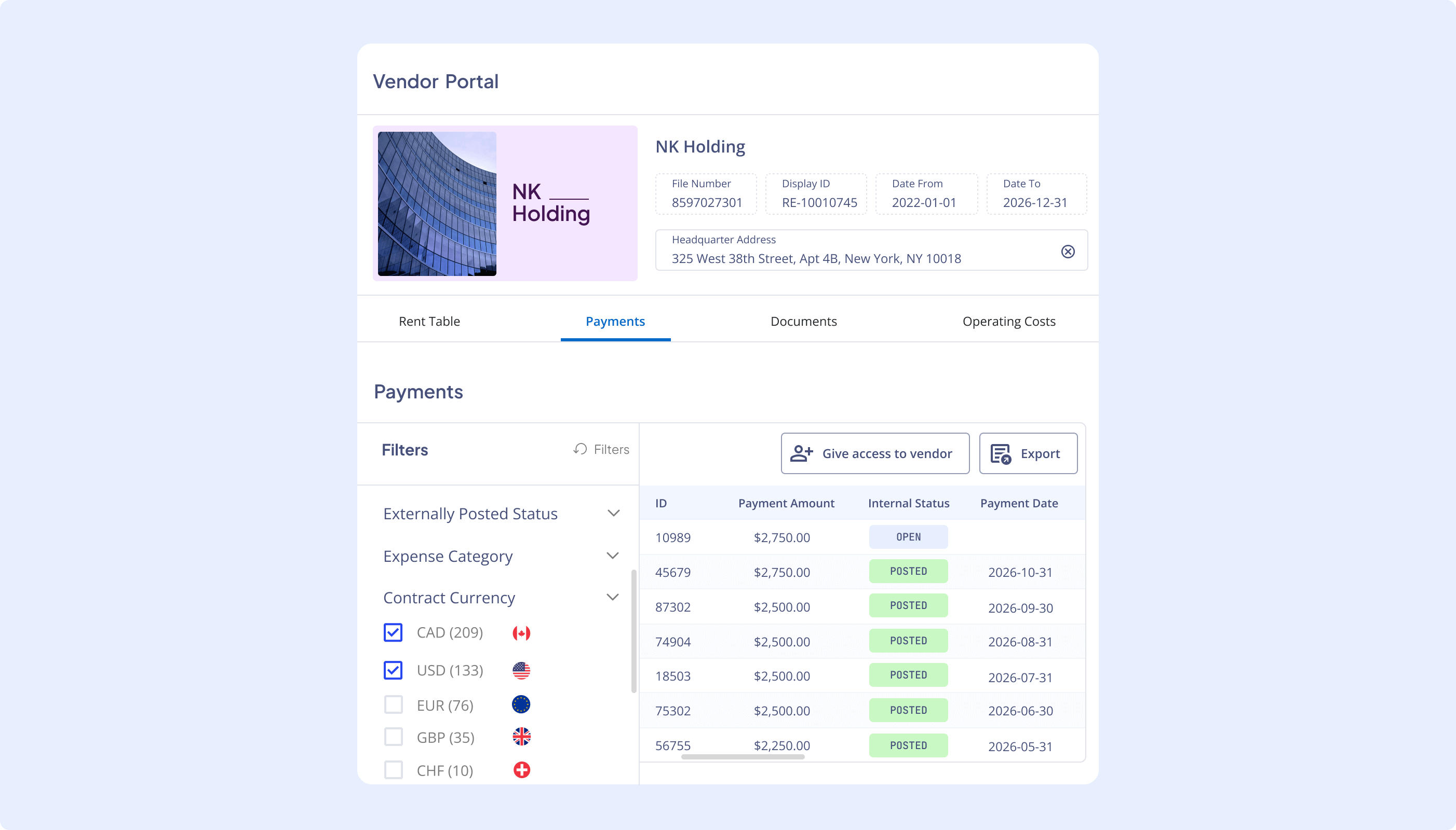 Enhance vendor communication and third-party collaboration with Nakisa IWMS.