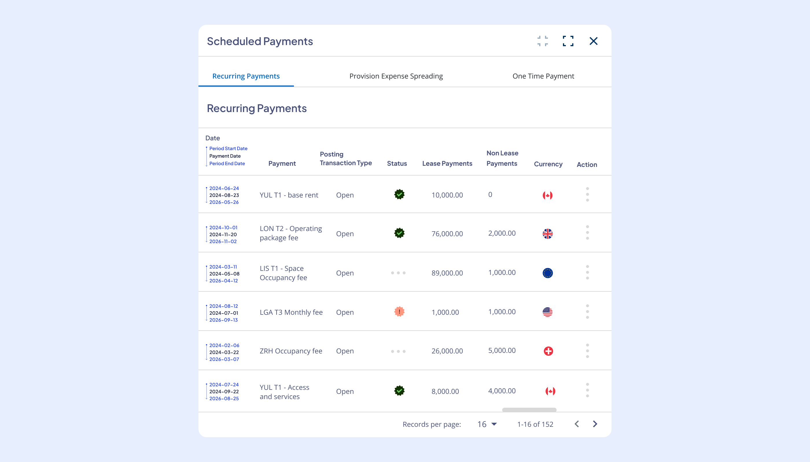 Automate real estate expense calculations for the airline industry with Nakisa IWMS.